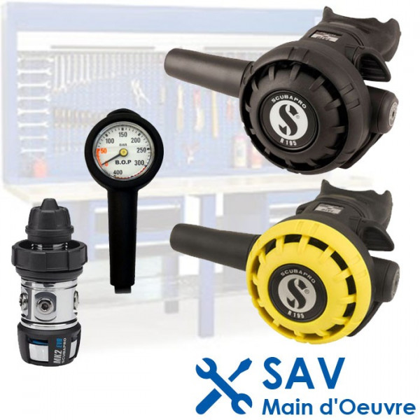 Révision d'un pack détendeur non compensé