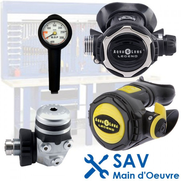 Révision d'un pack détendeur compensé boulogne plongee paris 