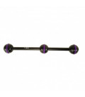 BRAS ALU  TRIPLE À BOULE 25MM I-DAS
