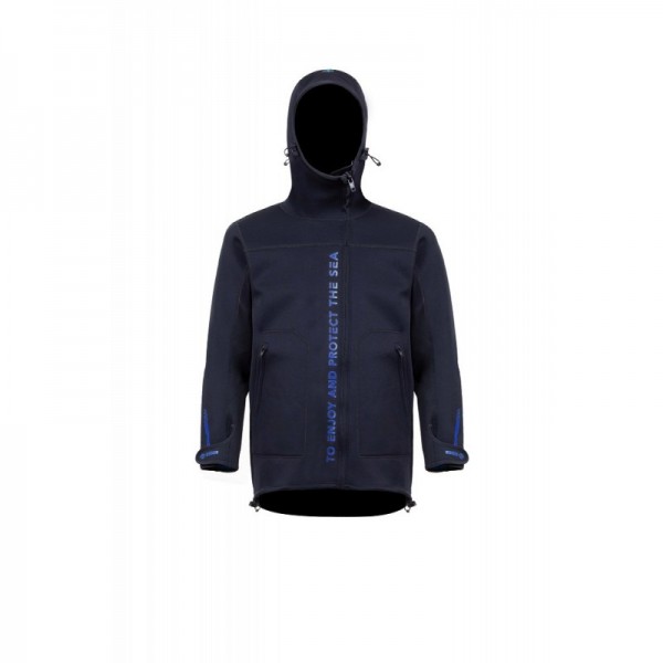 Veste à capuche en néoprène