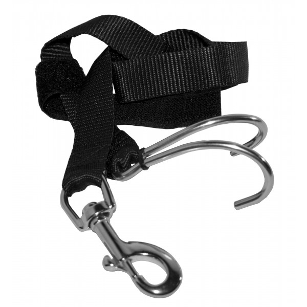 Reef hook double avec sangle